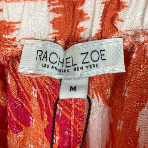 Rachel Zoe NWT Harem Pants Bohemian Boho Hippie Gypsy Wide Leg Oriental Floral M - Picture 5 of 12